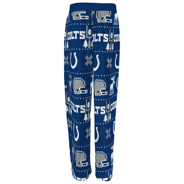 Outerstuff NFL Kids Boys Indianapolis Colts Winter All-Over-Print Pajama Set