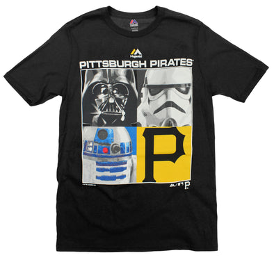 MLB Youth Pittsburgh Pirates Star Wars Main Character T-Shirt, Black