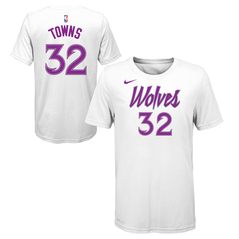 Nike NBA Youth Boys Minnesota Timberwolves Karl-Anthony Towns City Edition Tee