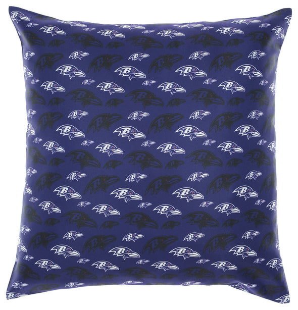 FOCO NFL Baltimore Ravens 2 Pack Couch Throw Pillow Covers, 18 x 18
