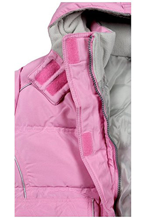 NHL Hockey Youth Girl's Dallas Stars Winter Hooded Jacket, Pink