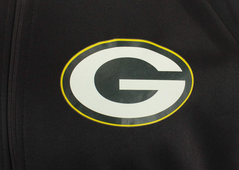 Zubaz NFL Green Bay Packers Men's Heavyweight Full Zip  Fleece Hoodie