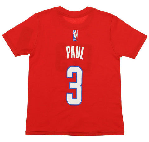Adidas NBA Youth Los Angeles Clippers Chris Paul #3 Player's Tee, Red