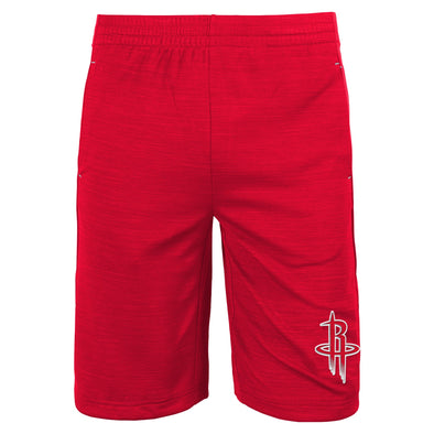 Outerstuff Houston Rockets NBA Boys Youth (8-20) Free Throw Shorts, Red