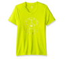 Umbro Girls Gold Soccer Ball Poly Short Sleeve Top, Color Options