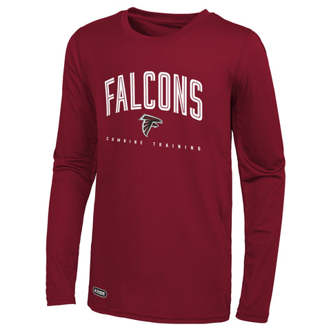 Outerstuff NFL Men's Atlanta Falcons Up Field Performance T-Shirt Top