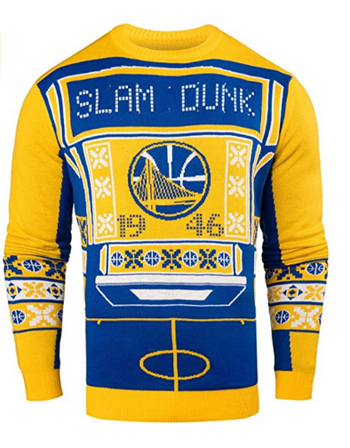 Forever Collectilbles NBA Men's Golden State Warriors Ugly Light Up Sweater