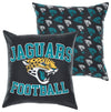 FOCO NFL Jacksonville Jaguars 2 Pack Couch Throw Pillow Covers, 18 x 18