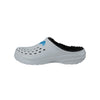 FOCO NFL Men's Detroit Lions Sherpa Lined Big Logo Clogs