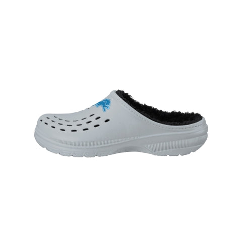 FOCO NFL Men's Detroit Lions Sherpa Lined Big Logo Clogs
