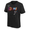 Nike NBA Boys Youth (8-20) Kyle Lowry Miami Heat Essential Mixtape Short Sleeve T-Shirt, Black