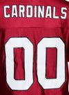 Reebok Arizona Cardinals NFL Women's "00" Dazzle Fashion Jersey, Maroon