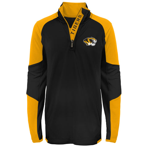 Outerstuff NCAA Little Kids (4-7) Missouri Tigers Beta 1/4 Zip Performance Top