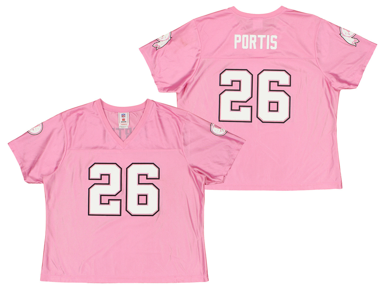 Women's pink 2025 nfl football jerseys