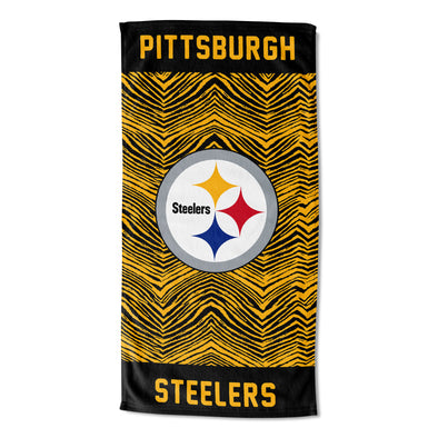 Northwest NFL Pittsburgh Steelers State Line Beach Towel, 30x60