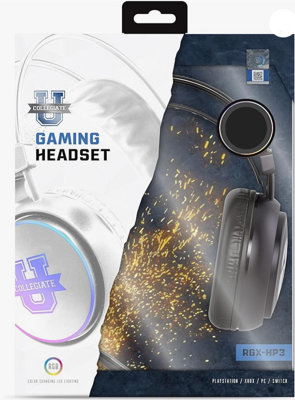 SOAR NCAA Utah Utes LED Gaming Headset Headphones and Mic