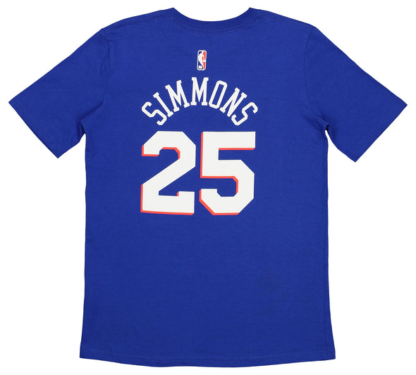 Outerstuff NBA Youth Boys Philadelphia 76ers Ben Simmons #25 Short Sleeve Shirt