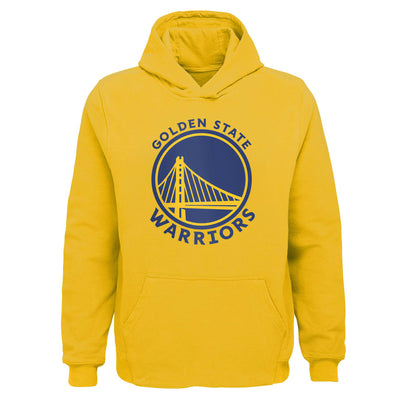 Outerstuff NBA Boys Golden State Warriors Primary Logo Hoodie, Yellow