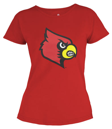 Outerstuff NCAA Youth Girls (7-16) Louisville Cardinals Dolman Primary Tee