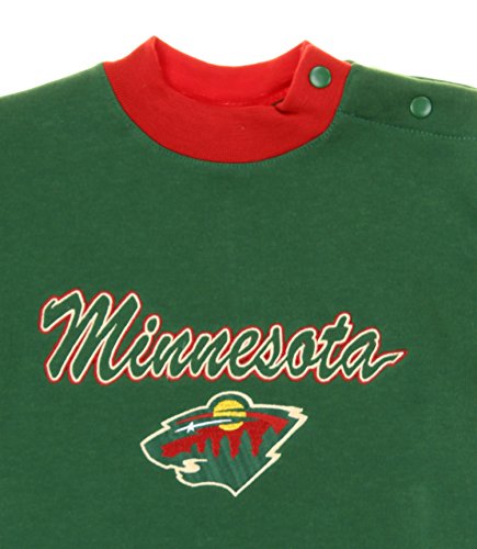Minnesota Wild NHL Hockey Baby Infant Sweatshirt & Sweatpants Set - Green / Red