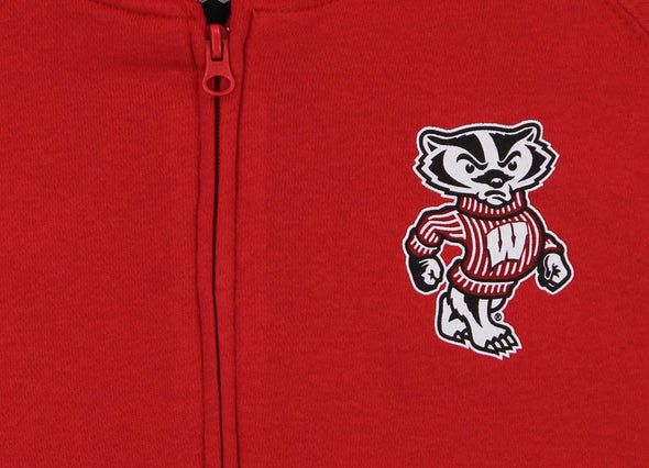 Gen 2 NCAA Women's Wisconsin Badgers Team Logo Hoodie, Red