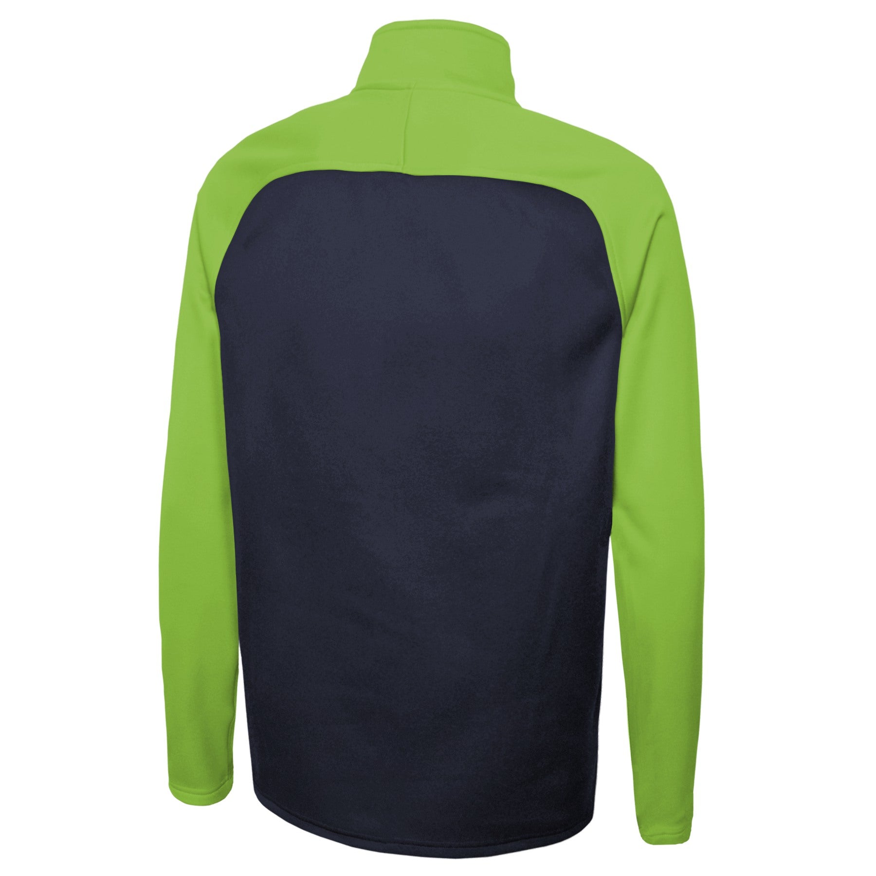 NFL Combine Men's Seattle Seahawks Mock Neck Navy Quarter-Zip