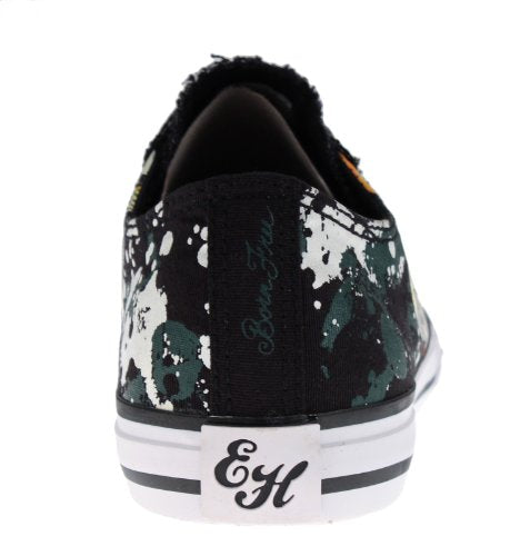 Ed Hardy LR BANGKOK Kids Youth Canvas Top Sneaker Shoes, Black