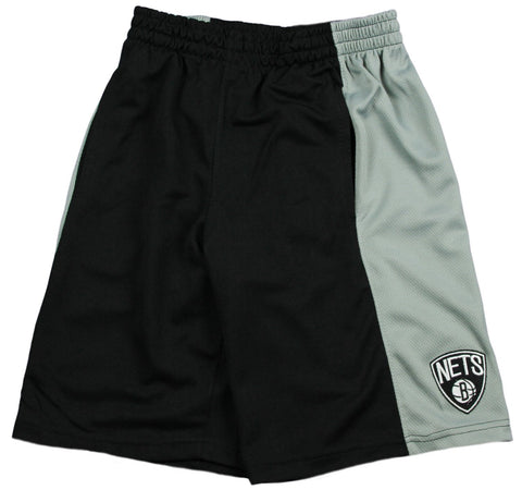 Zipway NBA Big Men's Brooklyn Nets Malone Basketball Shorts, Black