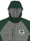 G-III Sports Men's NFL Green Bay Packers Solid Fleece Full Zip Hooded Jacket