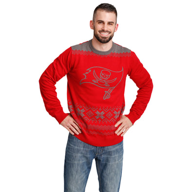 FOCO NFL Men's Tampa Bay Buccaneers 2021 Ugly Sweater
