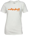 ASICS Women's Glamor Girl Volleyball T-Shirt Shirt Top Tee, White