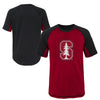 Outerstuff NCAA Youth Stanford Cardinal Color Block Rash Guard Shirt