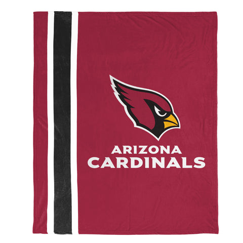 FOCO NFL Arizona Cardinals Plush Soft Micro Raschel Throw Blanket, 50 x 60