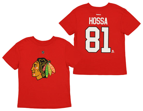 Reebok NHL Kids (4-7) Chicago Balckhawks Marian Hossa #81 Short Sleeve T-Shirt
