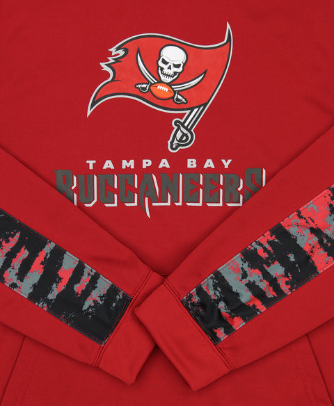 Zubaz NFL Men's Tampa Bay Buccaneers Hoodie w/ Oxide Sleeves
