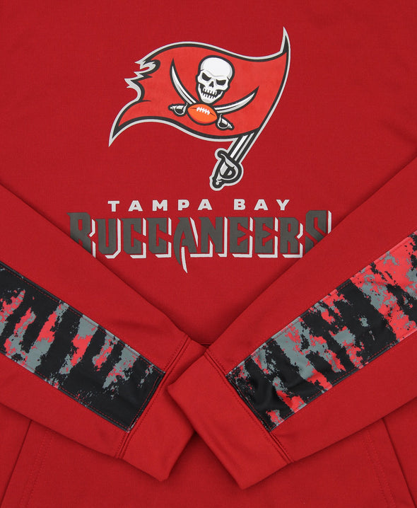 Zubaz NFL Men's Tampa Bay Buccaneers  Hoodie w/ Oxide Sleeves