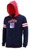 NHL Youth New York Rangers Full Zip Helmet Masked Hoodie, Navy
