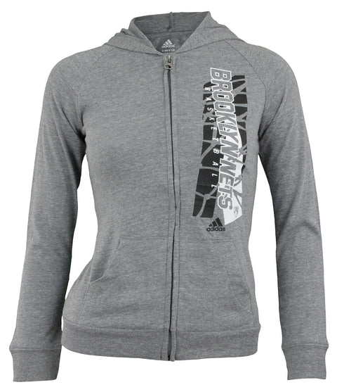 Adidas NBA Youth Girls Brooklyn Nets All Net Tri-Blend Hoodie, Gray