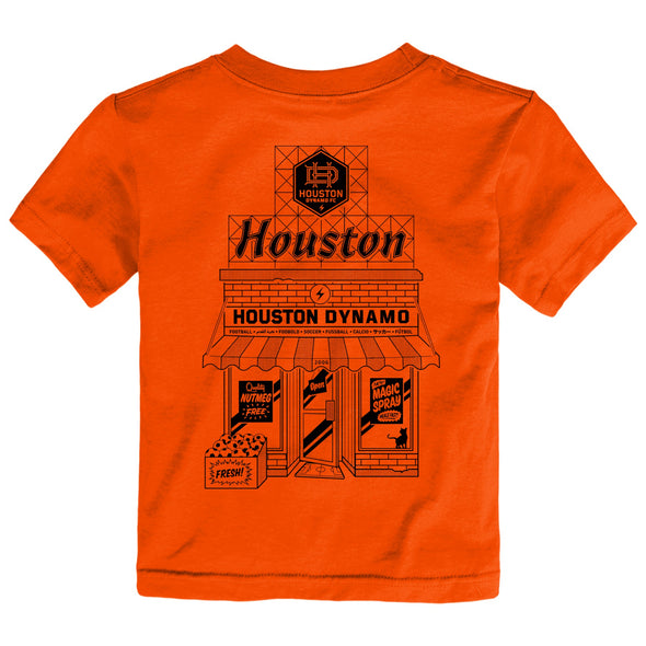 Adidas MLS Toddlers Houston Dynamo Quality MEGS Woodmark Tee