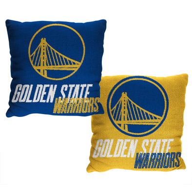 Northwest NBA Golden State Warriors Double Sided Jacquard Accent Throw Pillow