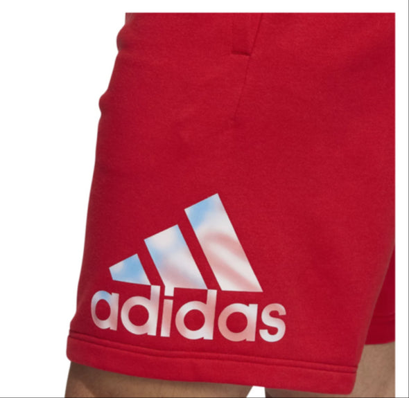 Adidas Men's Americana Graphics Shorts, Scarlet