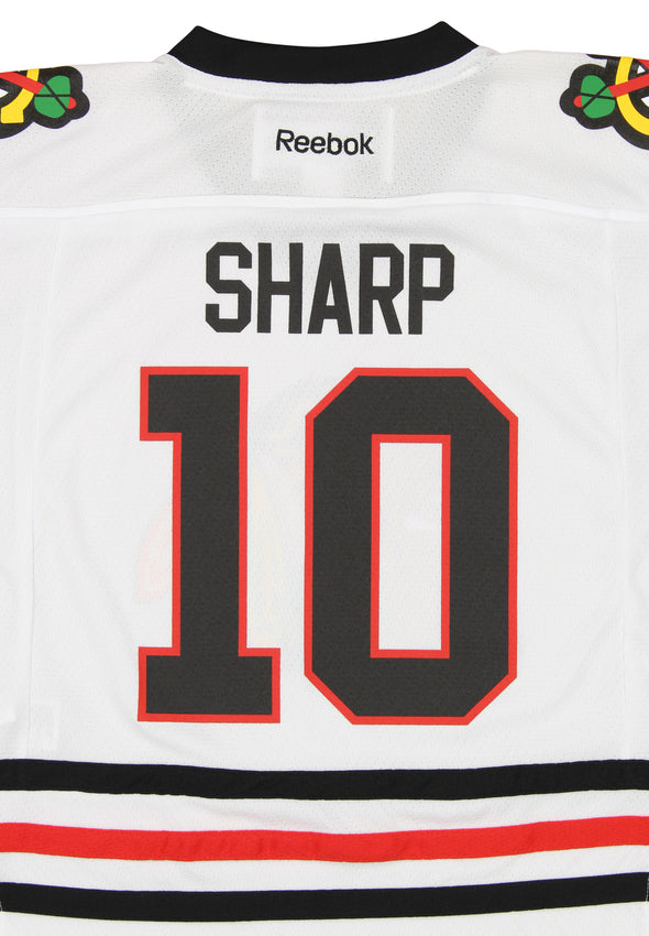 Reebok NHL Boys Youth Chicago Blackhawks Patrick Sharp #10 Hockey Jersey, White