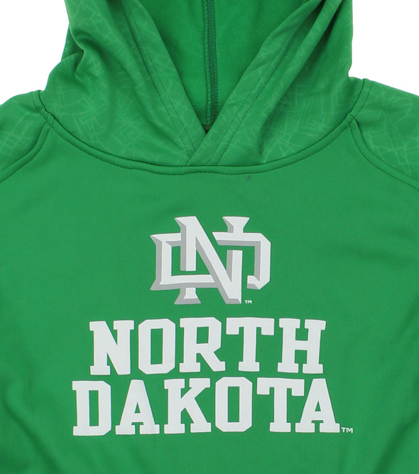 NCAA Youth North Dakota Fighting Hawks Performance Hoodie, Green