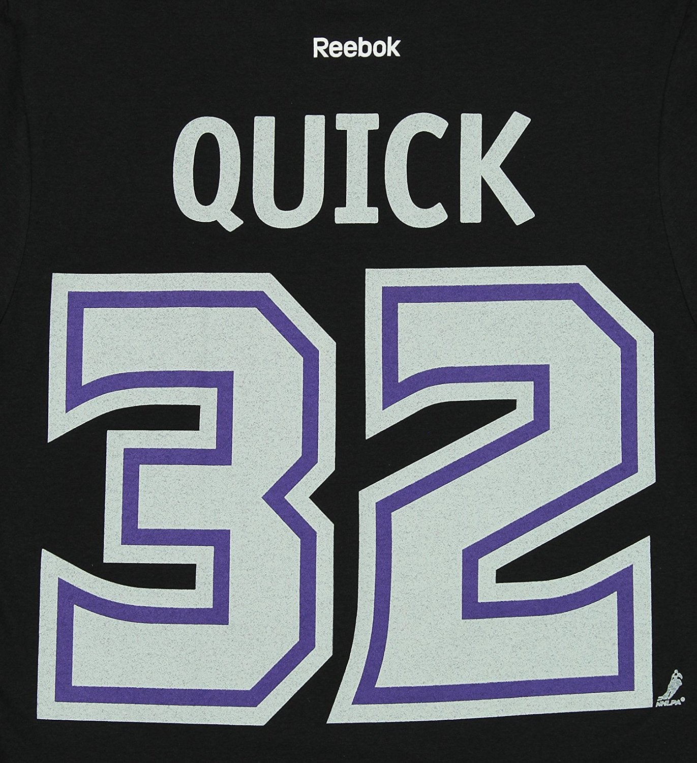 Reebok Mens La Kings Hockey Graphic T-Shirt, Black