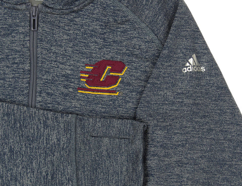 adidas NCAA Women's Central Michigan Chippewas Full Zip Tech Fleece Hoodie, Grey