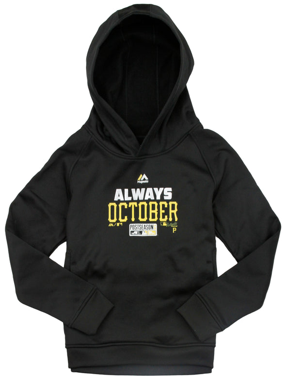 Outerstuff MLB Youth Pittsburgh Pirates Always October Fleece Hoodie - Black