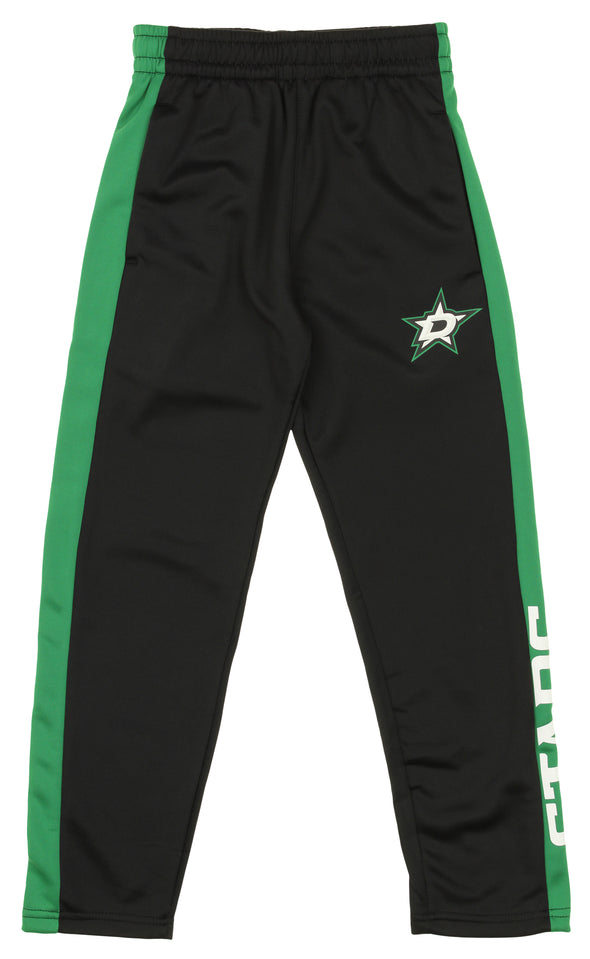 Outerstuff NHL Youth Boys (8-20) Dallas Stars Side Stripe Slim Fit Performance Pant