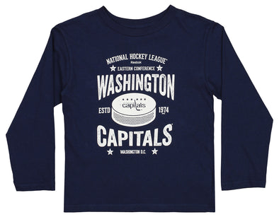 Reebok NHL Kids (4-7) Washington Capitals Main Event Long Sleeve T-Shirt