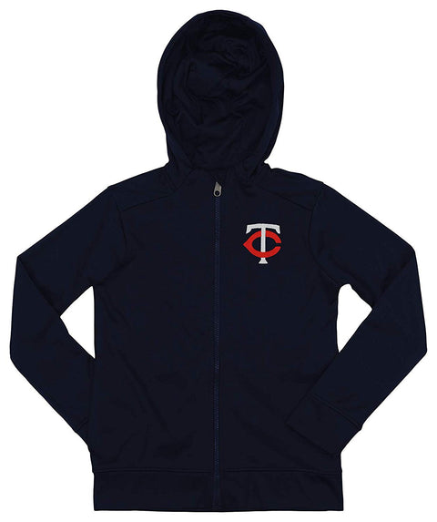 Outerstuff MLB Youth/Kids Minnesota Twins Performance Full Zip Hoodie