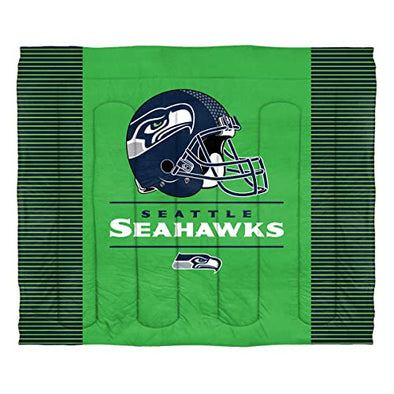 Northwest NFL Seattle Seahawks Draft Comforter & Sham Set, Full/Queen